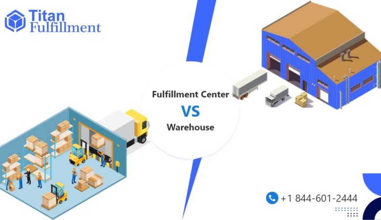 Basic difference between fulfillment center and warehouse